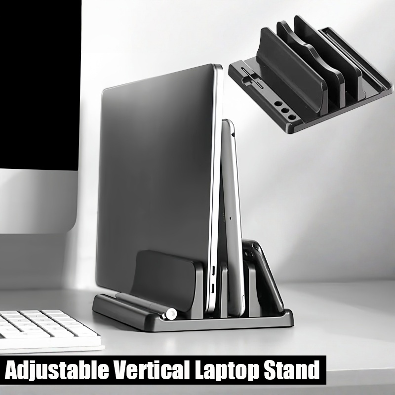 Tablet Ipad Accessories - Vertical Laptop Stand,Adjustable Multi-functional Tablet Holder