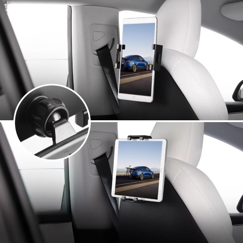 Tesla Tablet Accessories - Rear Mobile Phone Holder Seat Ipad