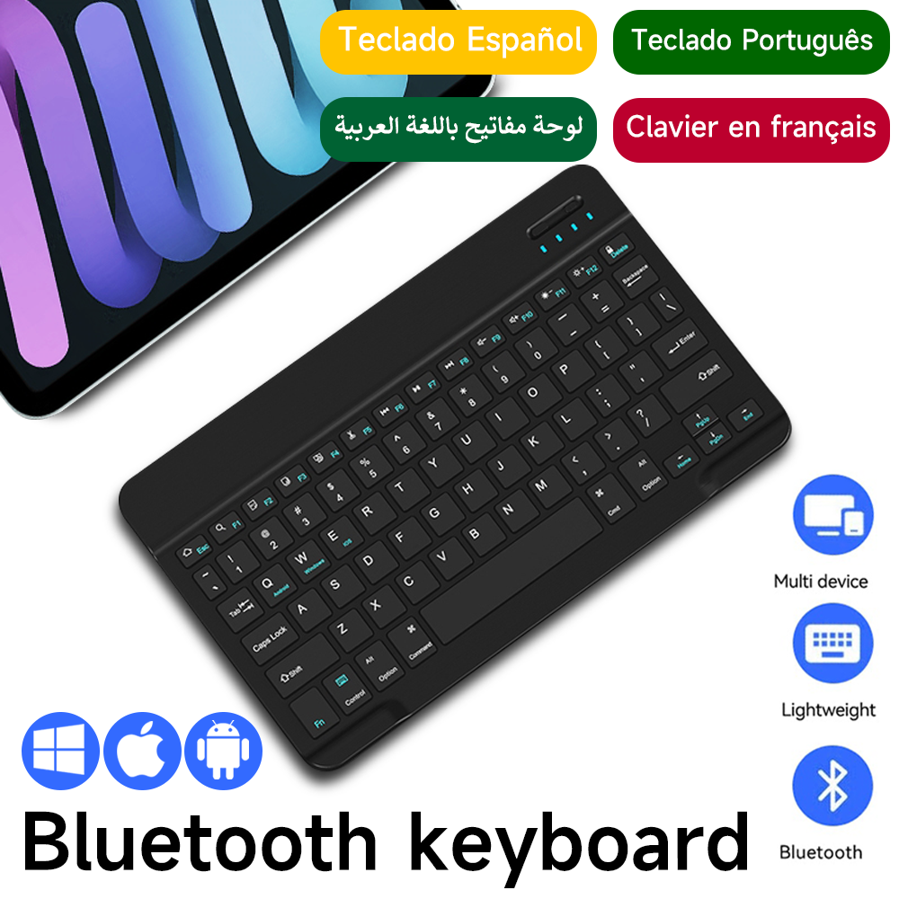 Tablet Ipad Accessories - Bluetooth Keyboard for IOS Android Windows