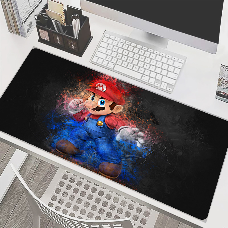 Tablet Gaming Accessories - 90x40cm Mouse Pad M-Mario Anime Gamer