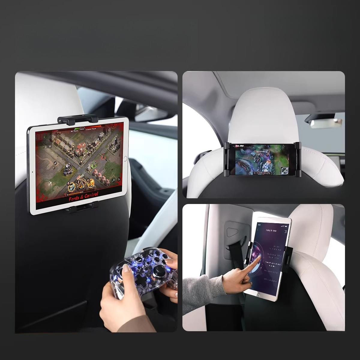 Rear Mobile Phone Holder Seat  - Tesla Tablet Accessories ulasan dan harga