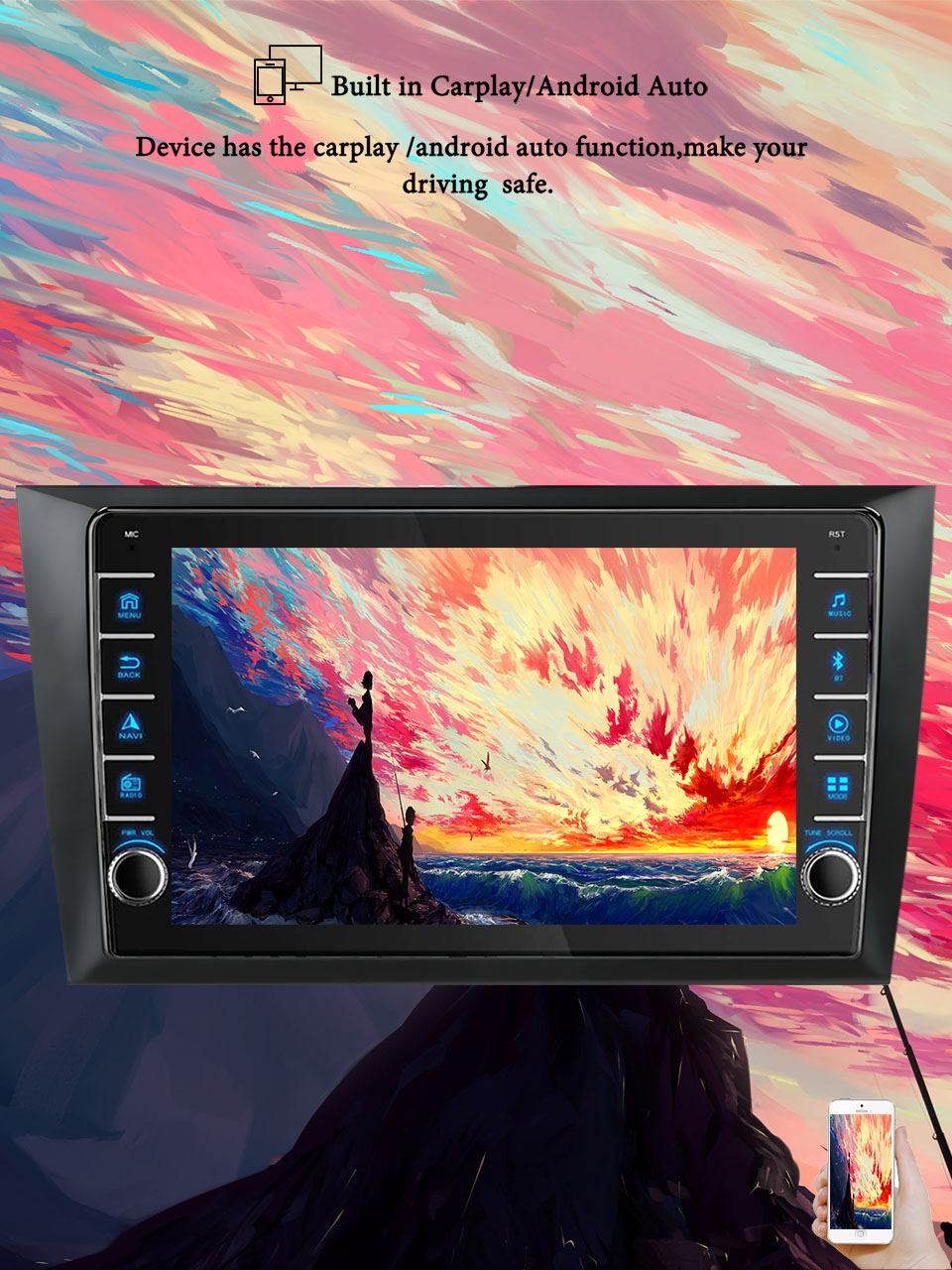 8G+128G Android 14 For Volkswa - Tablet Danish Mobile & Accessories ulasan dan harga