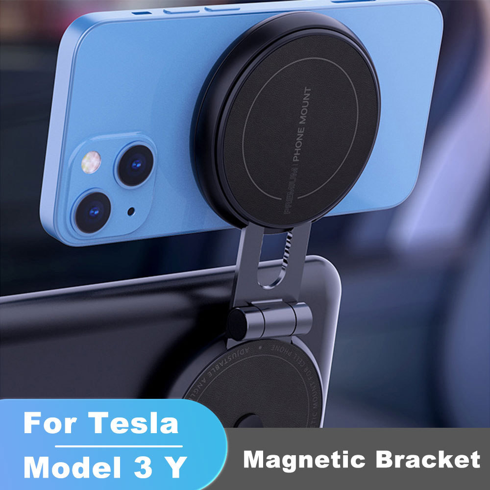 Hidden Magnetic Car Phone Hold - Tesla Tablet Accessories ulasan dan harga