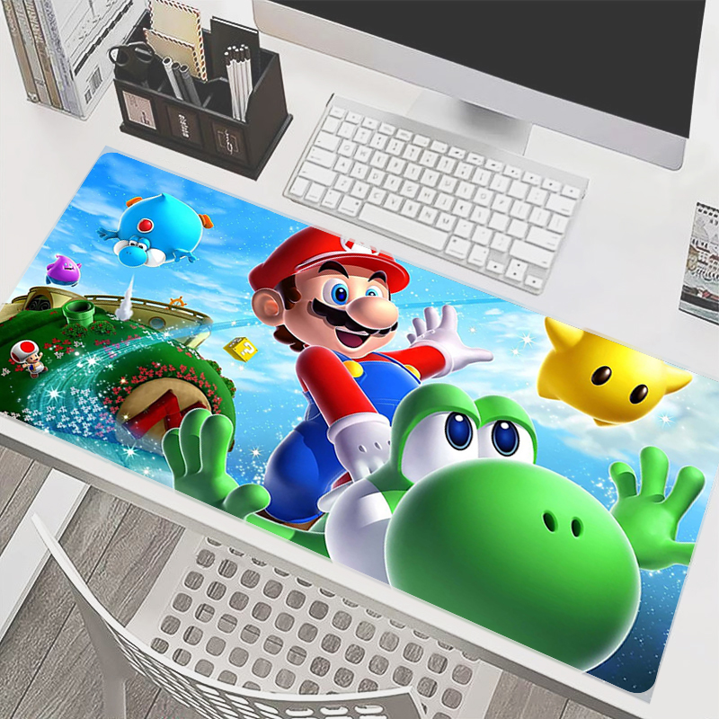 90x40cm Mouse Pad M-Mario Anim - Tablet Gaming Accessories ulasan dan harga