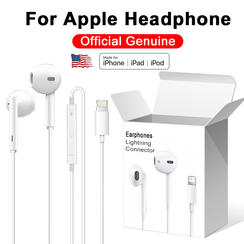 Original Headphones For Apple  - Wired Earphone Lightning ulasan dan harga
