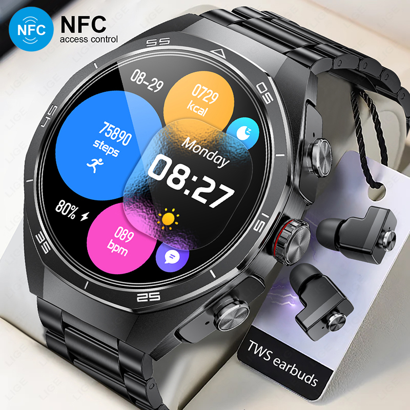 TWS Music Watches Earbuds Smar - Wired Earphone Lightning ulasan dan harga