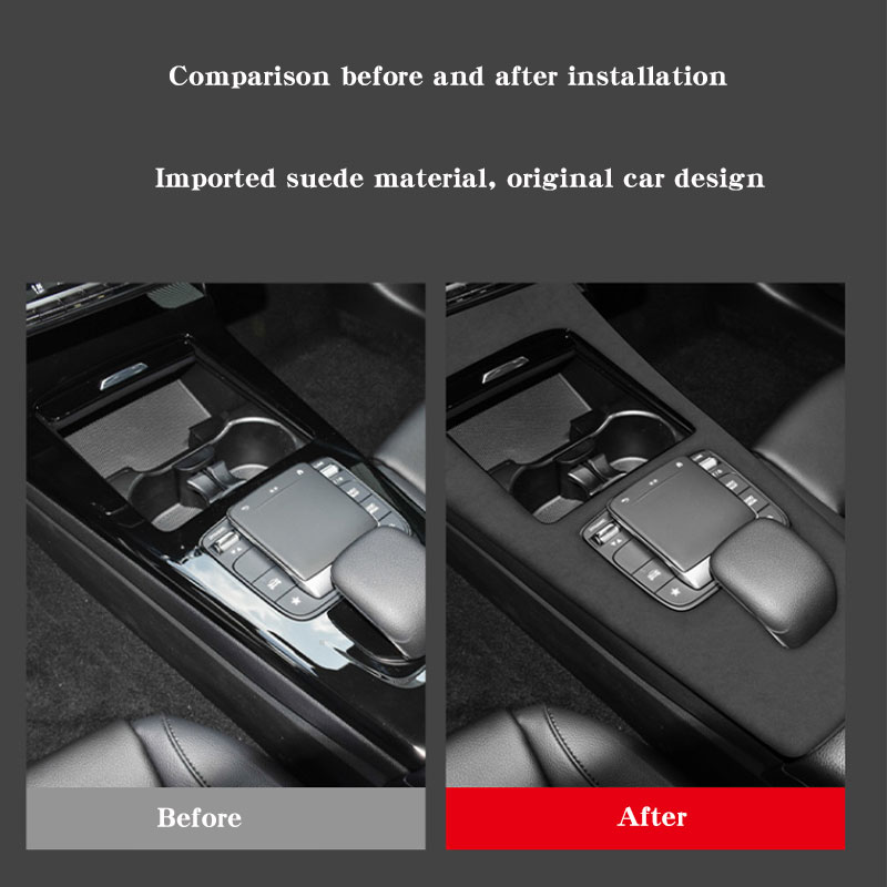Car Center Console Suede Style - Tesla Tablet Accessories ulasan dan harga