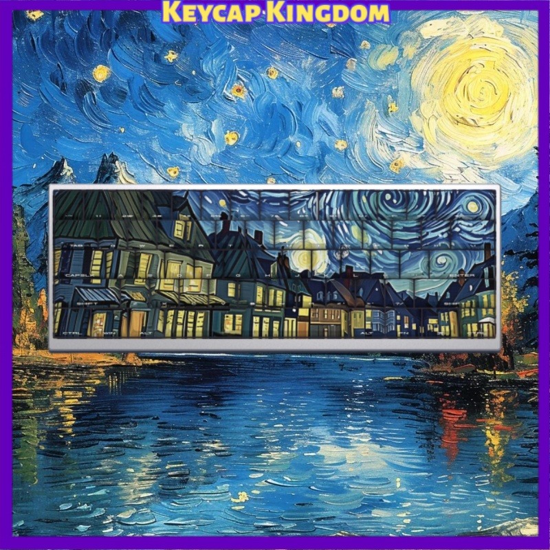 Van Gogh Starry Sky Theme Keyc - Tablet Gaming Accessories ulasan dan harga