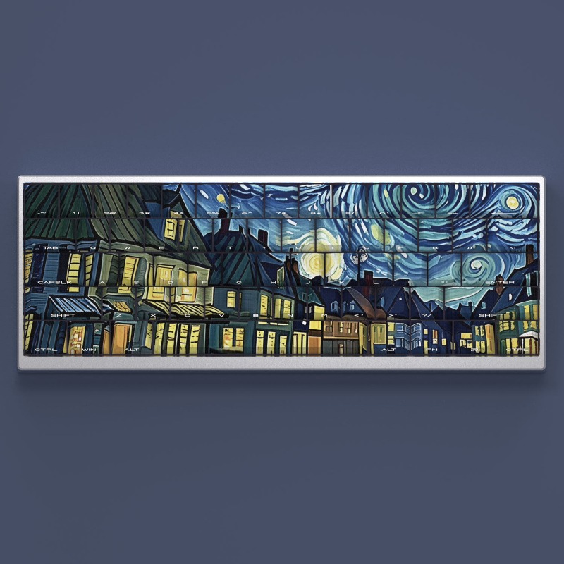 Van Gogh Starry Sky Theme Keyc - Tablet Gaming Accessories ulasan dan harga