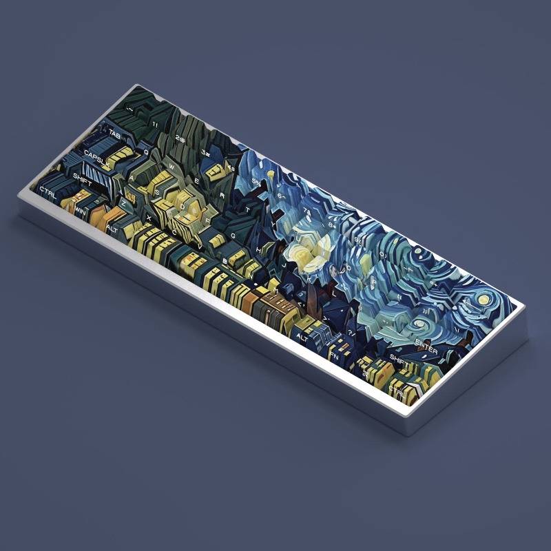 Van Gogh Starry Sky Theme Keyc - Tablet Gaming Accessories ulasan dan harga