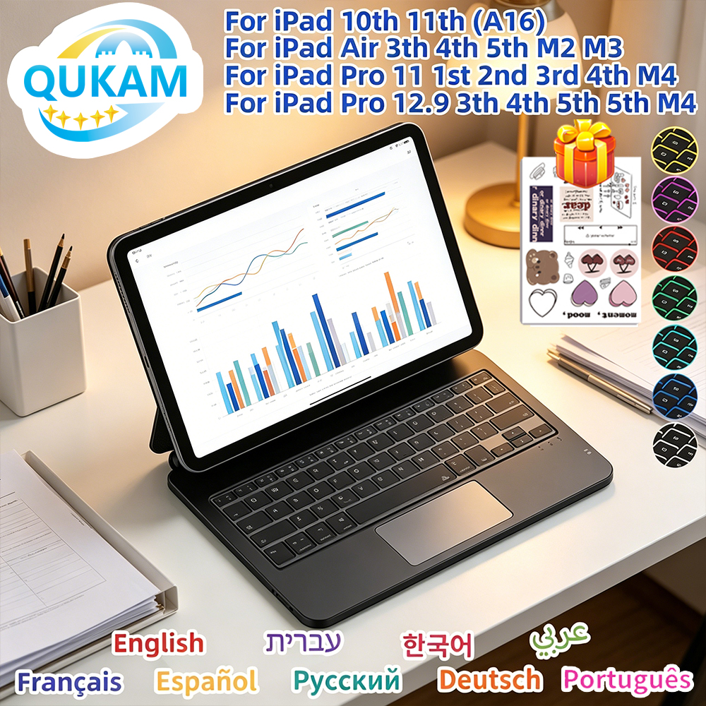 Wireless Backlit Keyboard Case - Ipad Cover Folio ulasan dan harga