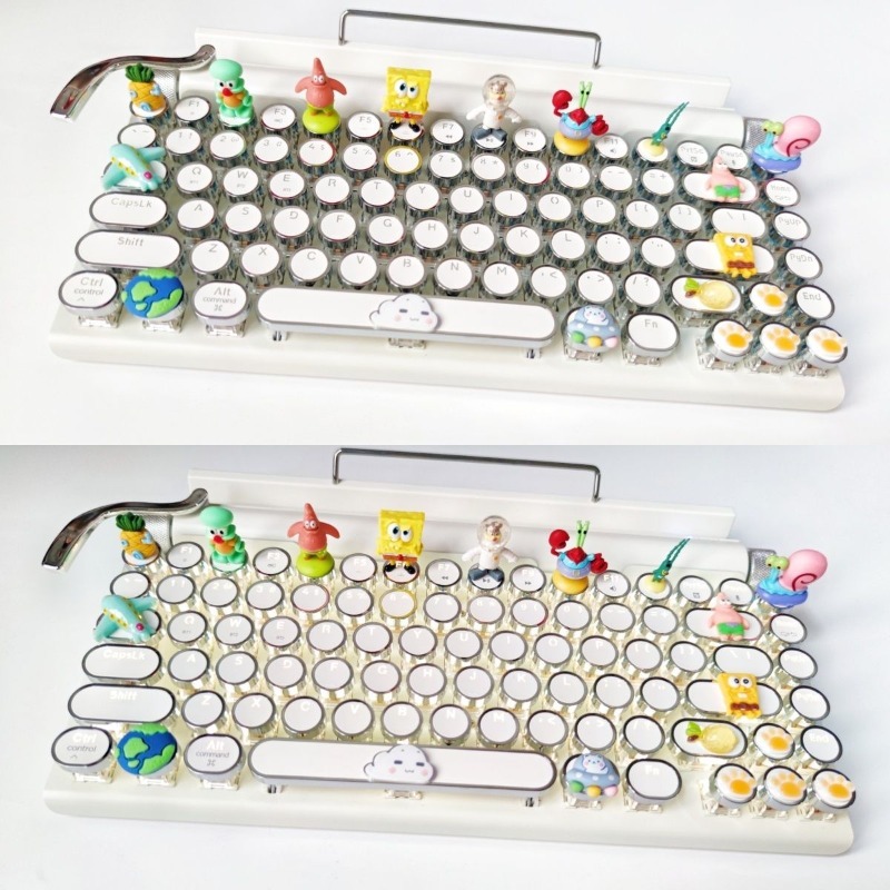 Retro SpongeBo Mechanical Keyb - Tablet Ipad Accessories ulasan dan harga