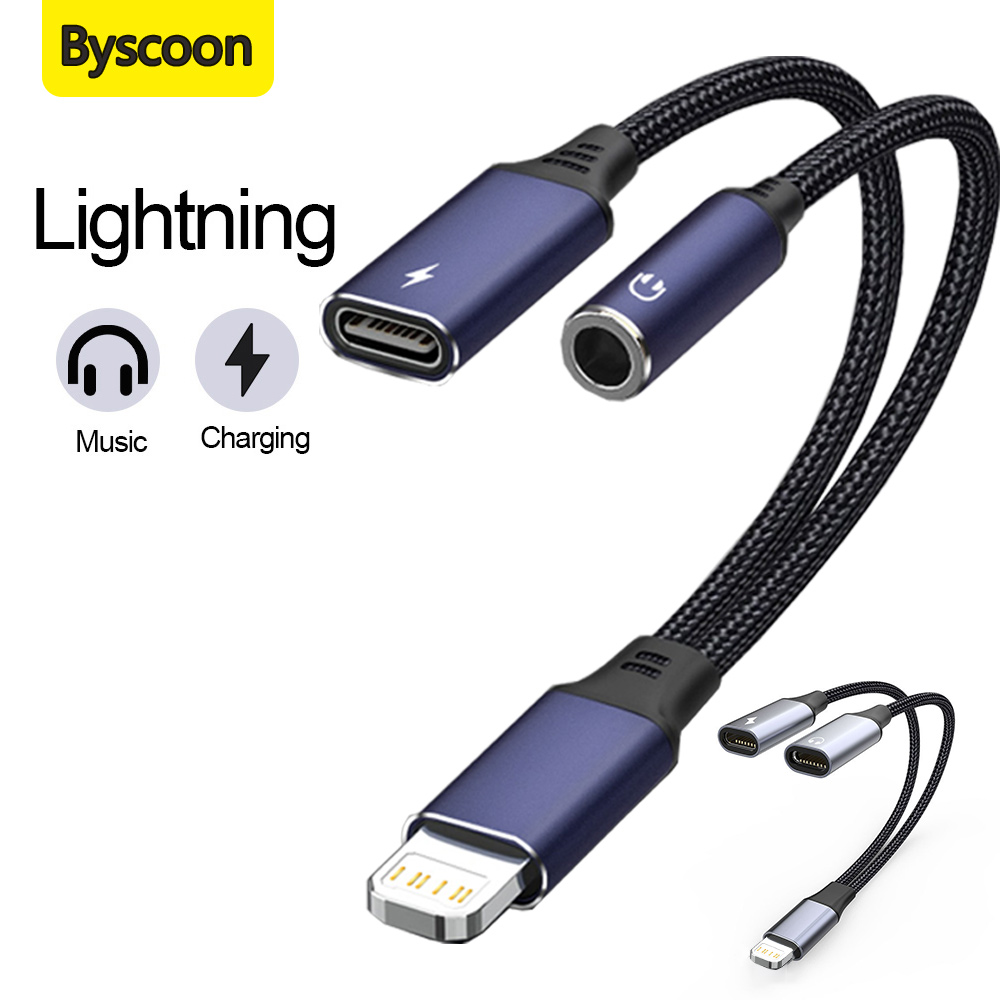 Lightning To 3 5 MM Jack AUX C - Wired Earphone Lightning ulasan dan harga