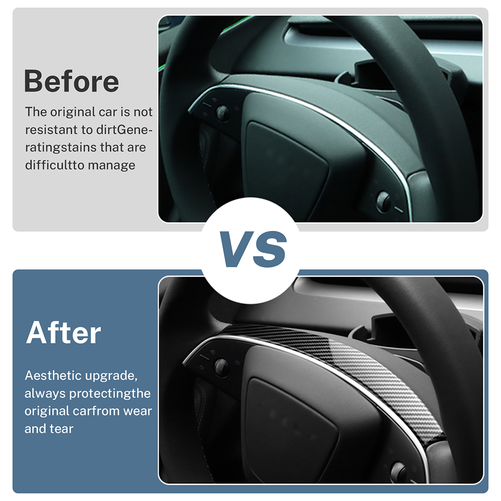ABS Carbon Fiber Steering Whee - Tesla Tablet Accessories ulasan dan harga