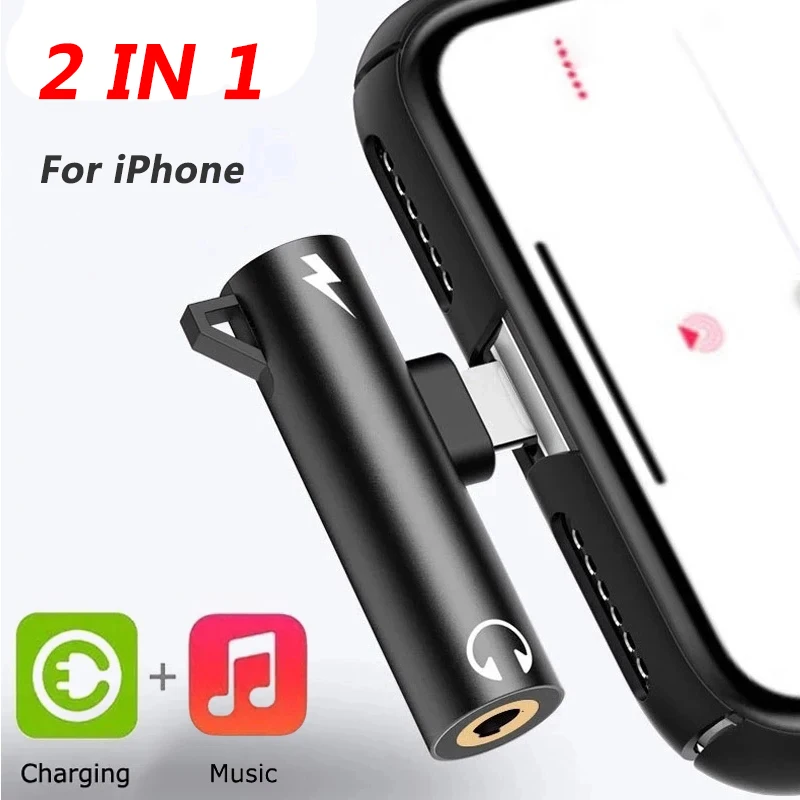 2 In1 Adapter Splitter For iPh - Wired Earphone Lightning ulasan dan harga