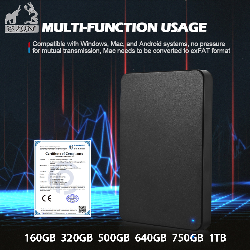Portable HD External Hard Driv - Tablet Lap Desk ulasan dan harga