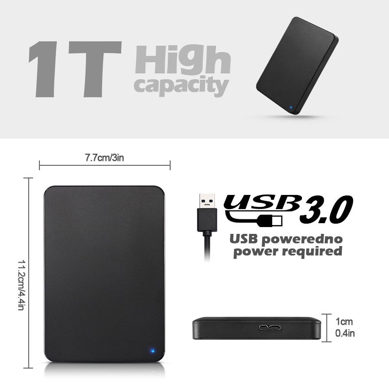 Portable HD External Hard Driv - Tablet Lap Desk ulasan dan harga