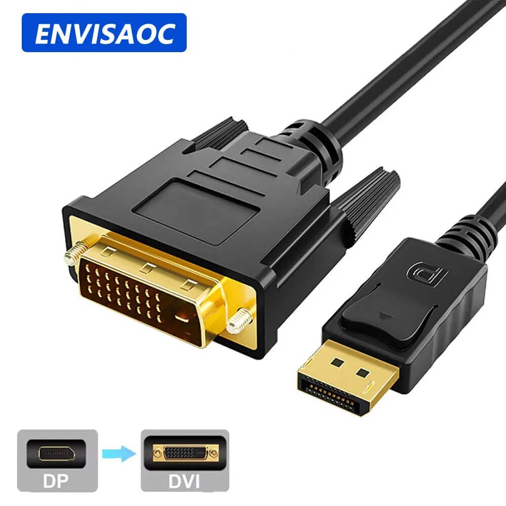 DisplayPort DP to DVI Adapter  - Tablet Lap Desk ulasan dan harga