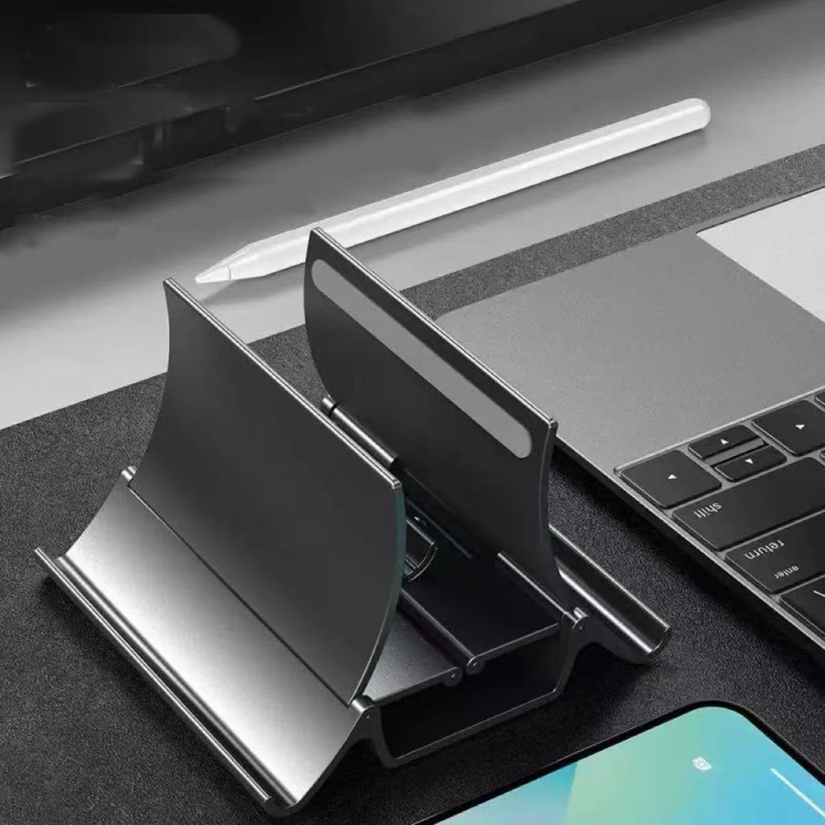 Vertical Laptop Stand Heat Dis - Tablet Ipad Accessories ulasan dan harga