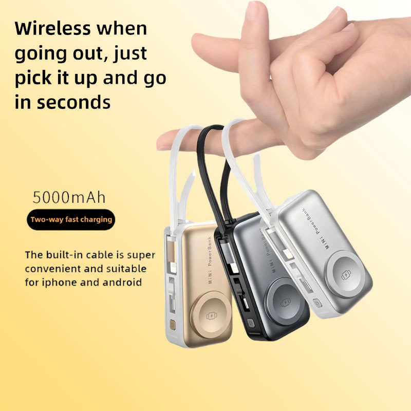 Mini Wireless Power Three-in-o - Wired Earphone Lightning ulasan dan harga