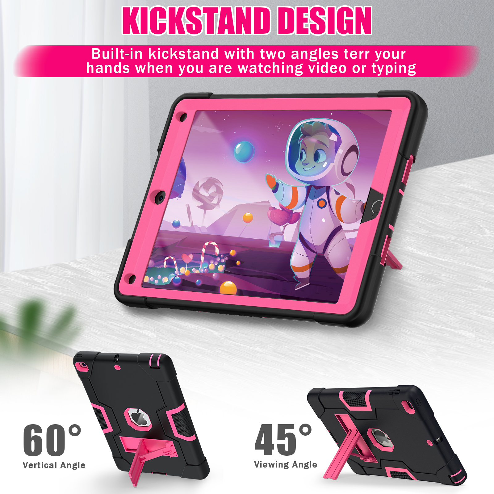 Rugged Case For New iPad 9.7 2 - Ipad Cover Folio ulasan dan harga