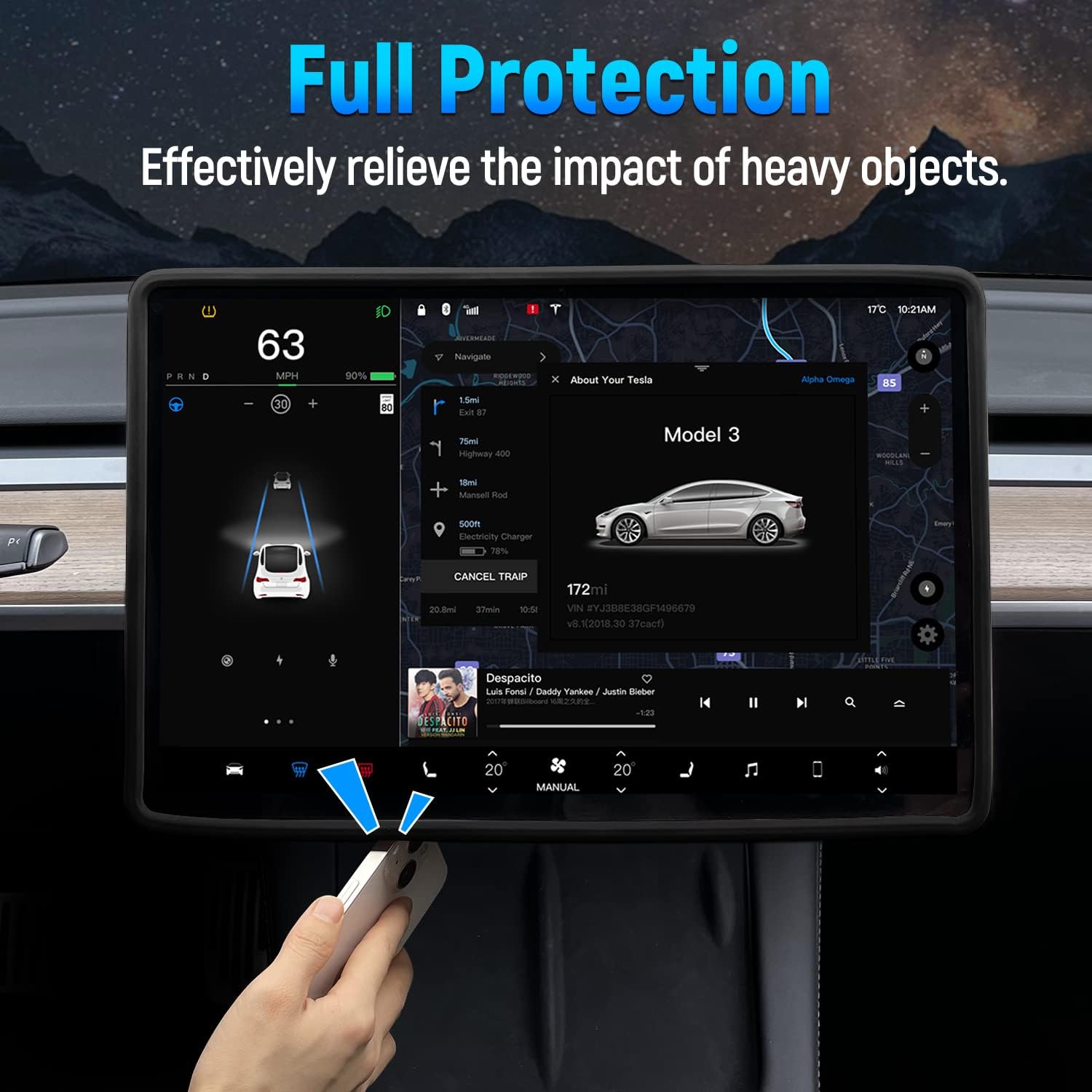 For Tesla Model 3 Y Highland S - Tesla Tablet Accessories ulasan dan harga