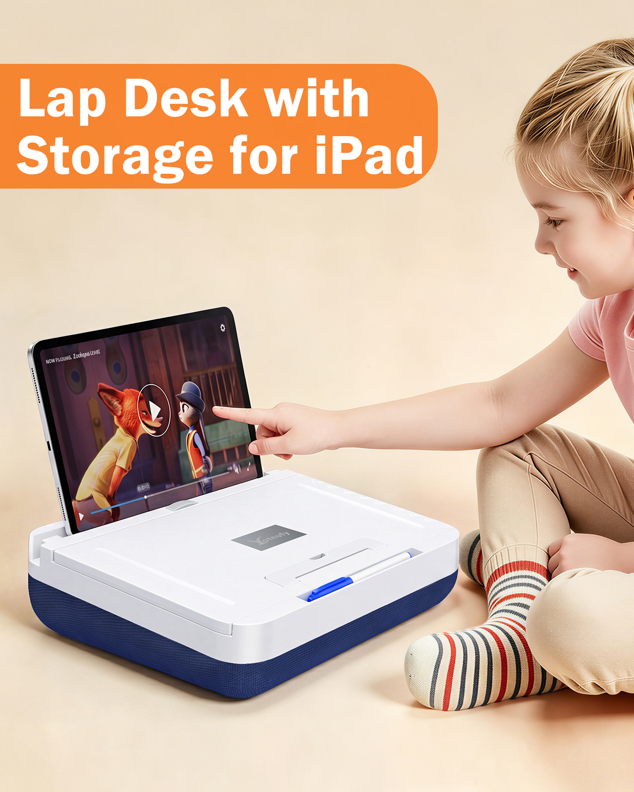 Eary Kids Lap Desk with Storag - Tablet Lap Desk ulasan dan harga