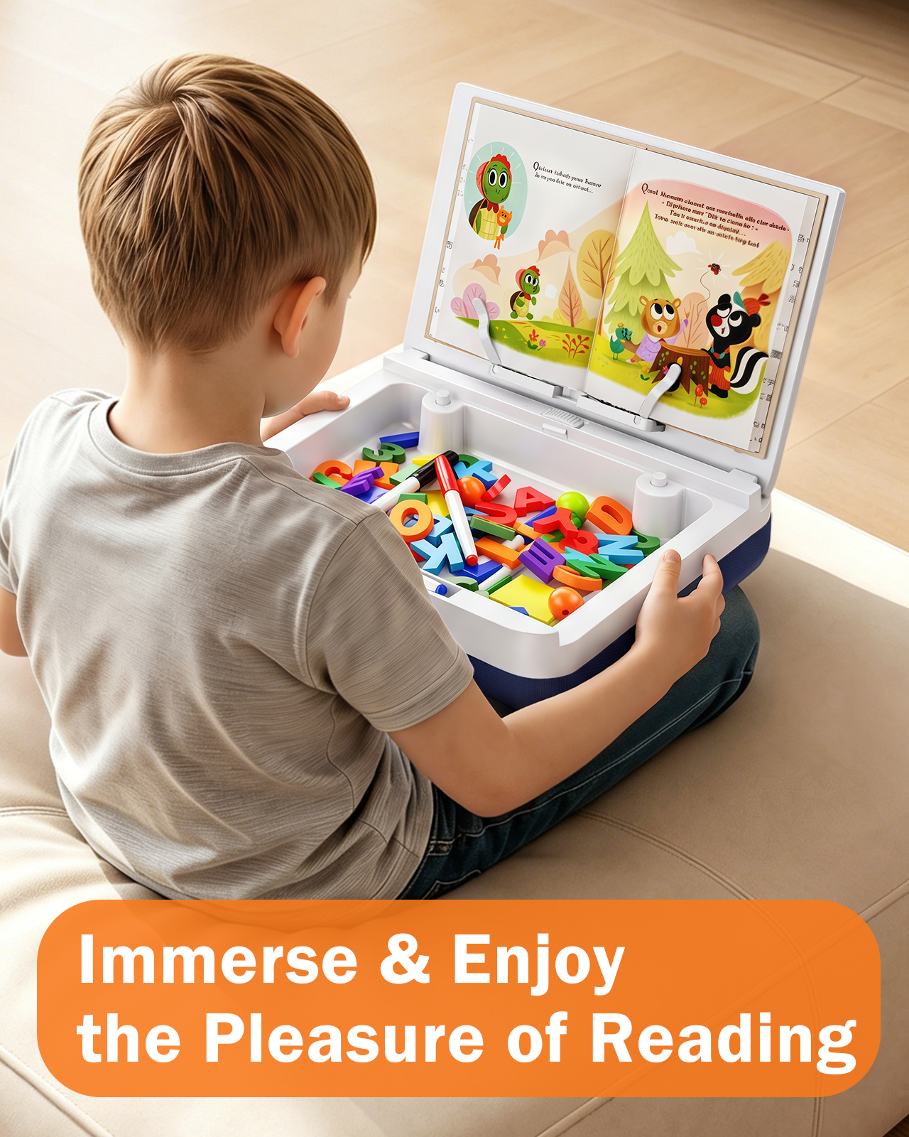 Eary Kids Lap Desk with Storag - Tablet Lap Desk ulasan dan harga