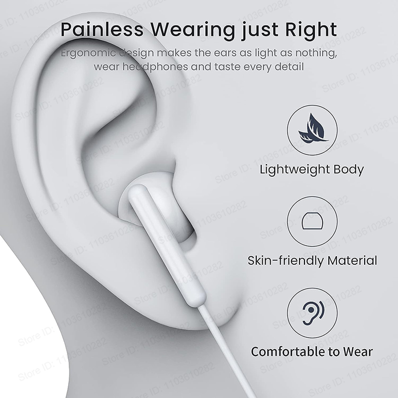 Wired Headphones For iPhone 16 - Wired Earphone Lightning ulasan dan harga