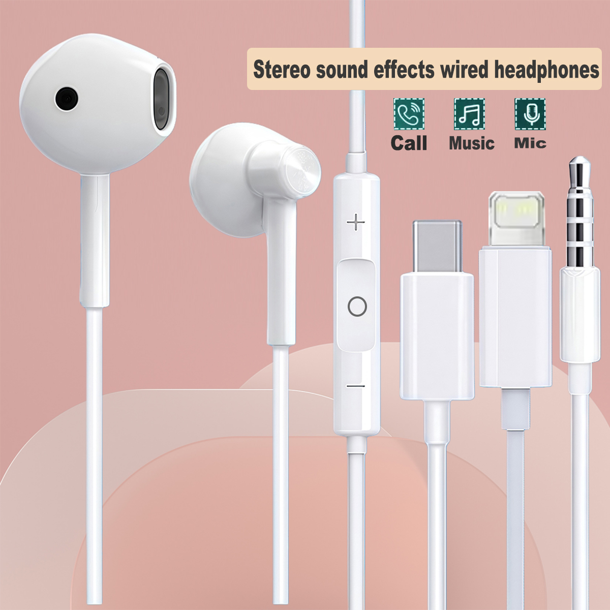 Wired Earphones For Apple iPho - Wired Earphone Lightning ulasan dan harga