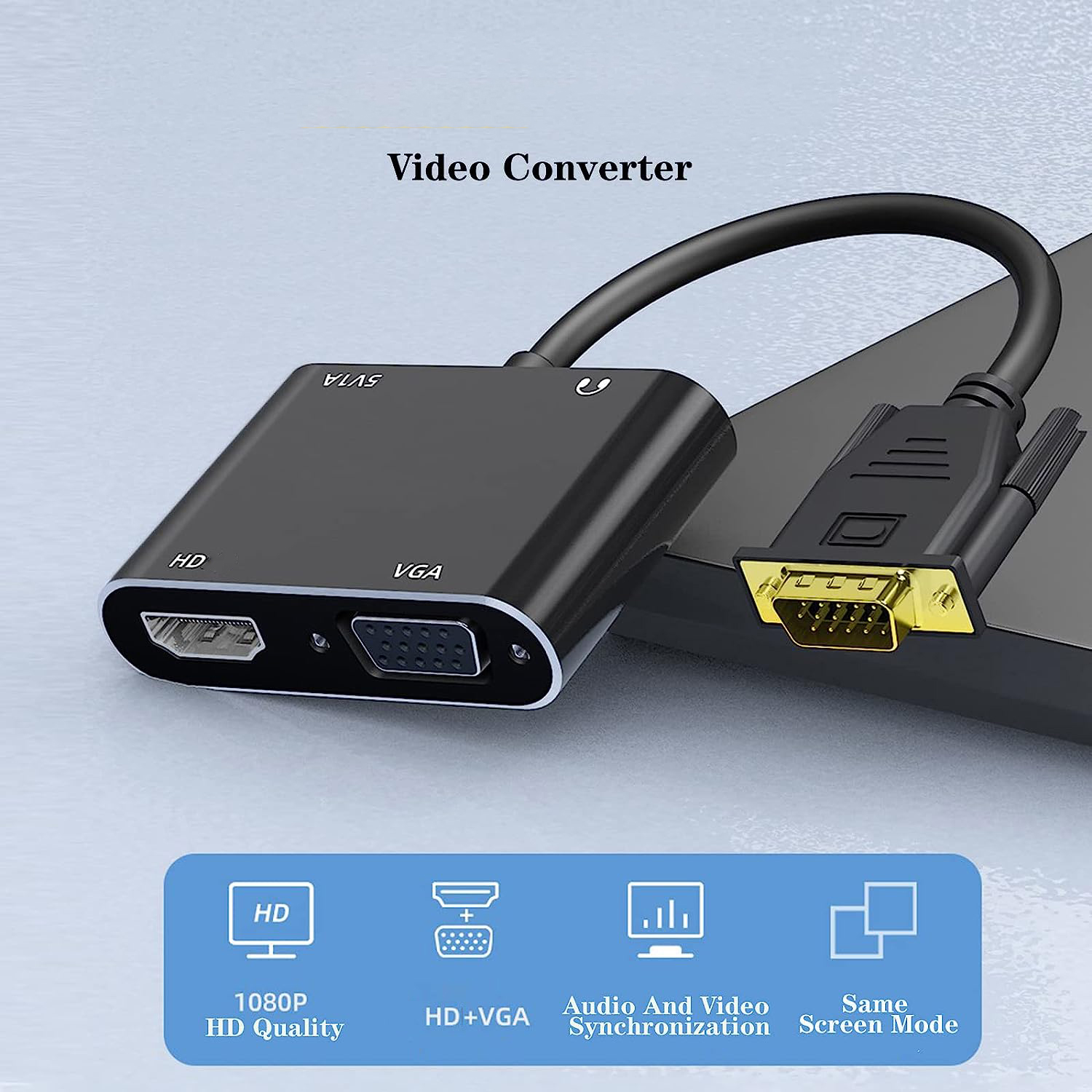 VGA(Host) to VGA/HDMI-compatib - Tablet Lap Desk ulasan dan harga