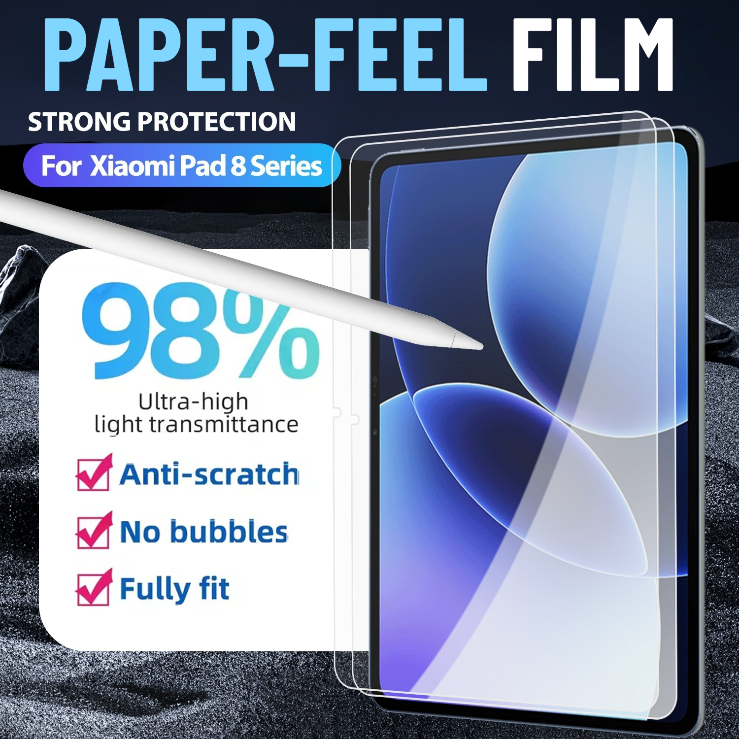 1-3PCS Paper Feel Screen Prote - Mi Tablet Accessories ulasan dan harga