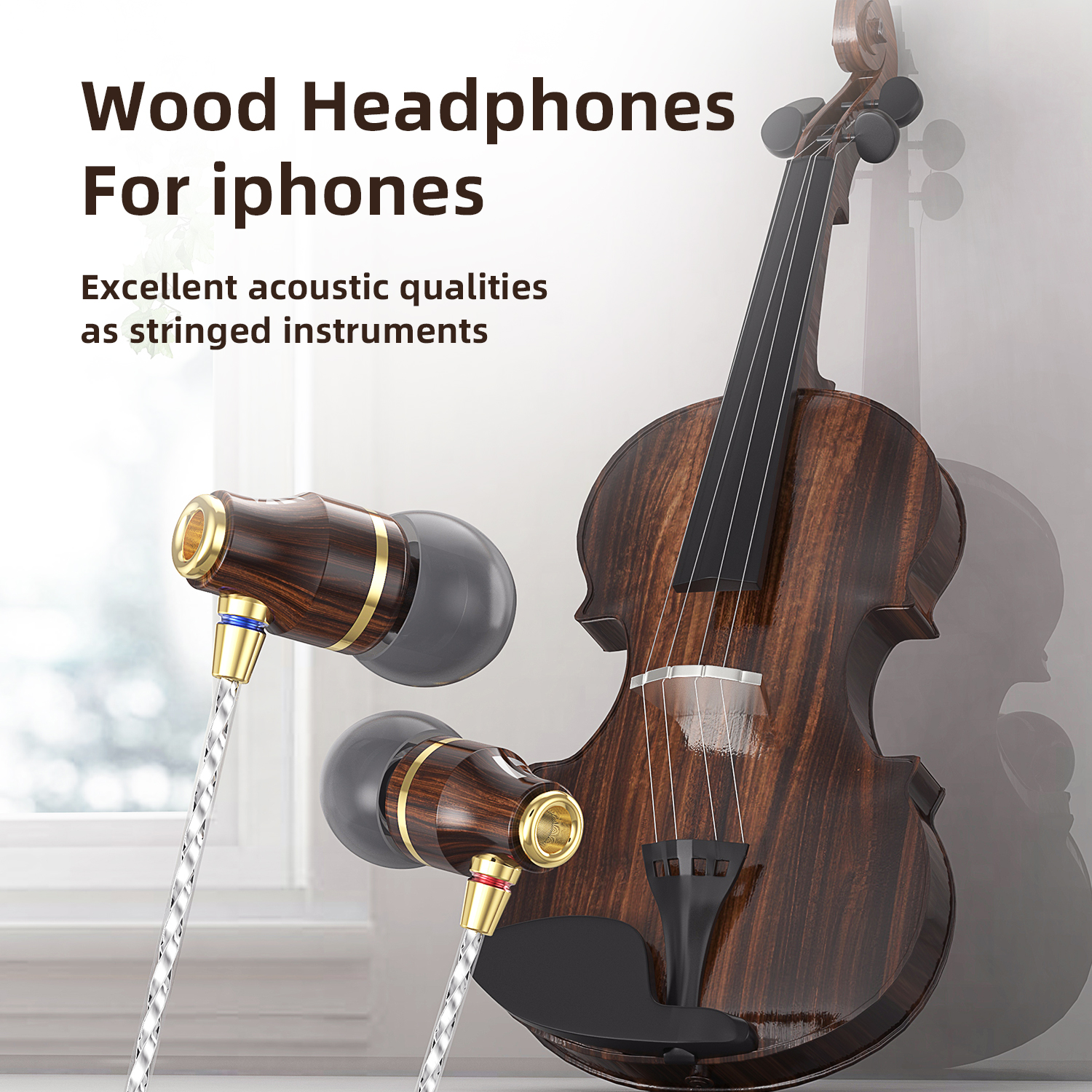 KBEAR KW1 Wooden Single DD In- - Wired Earphone Lightning ulasan dan harga