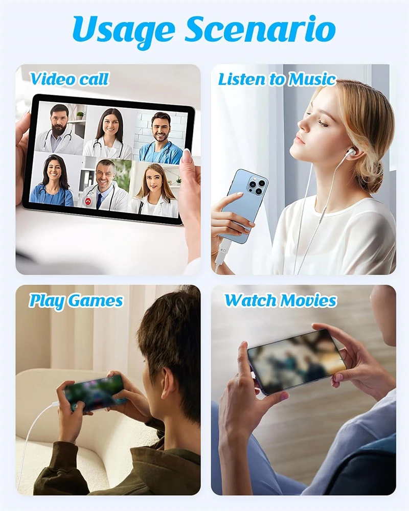 Lightning Female To Type C Aud - Wired Earphone Lightning ulasan dan harga